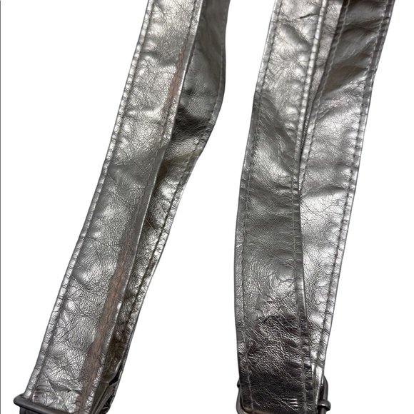 Victoria’s Secret Pink Mini Metallic Gold Shimmer Backpack Academia Travel Bag - Picture 9 of 16